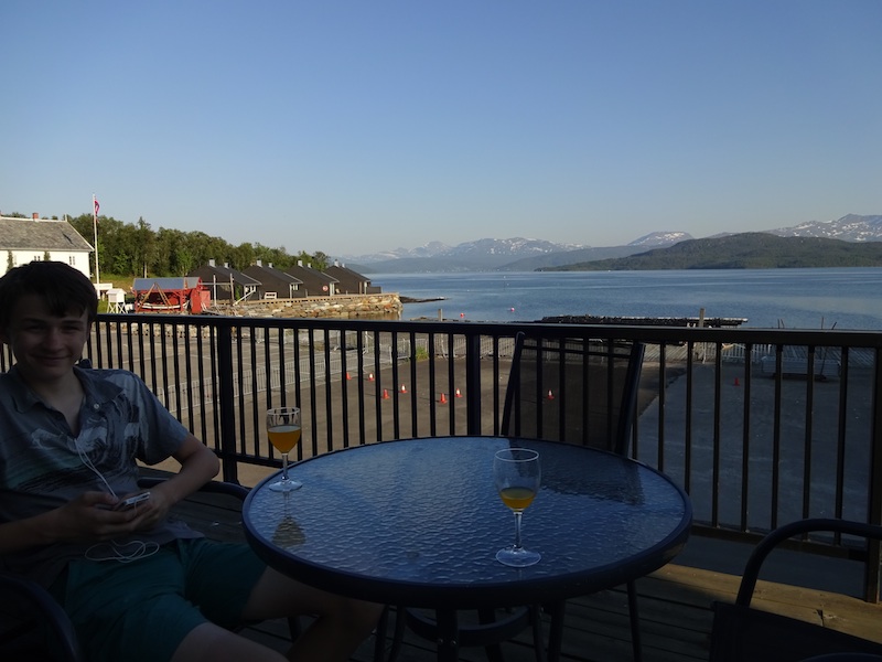 Abendessen in Finnsnes