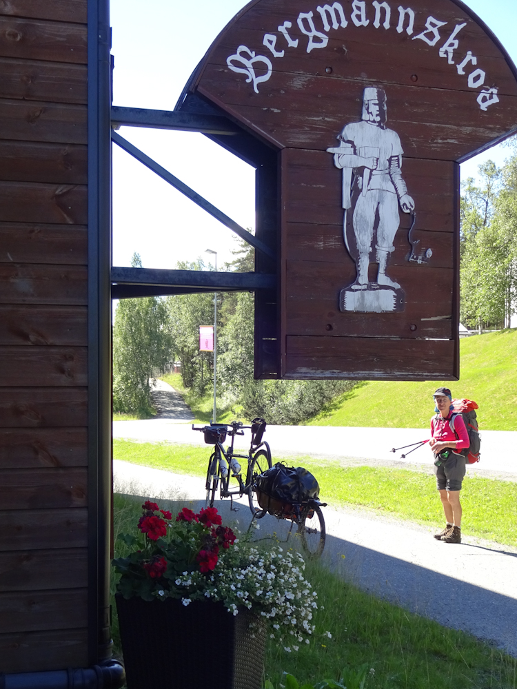 Die Nacht haben wir im Bergmannskro in Løkken verbracht.